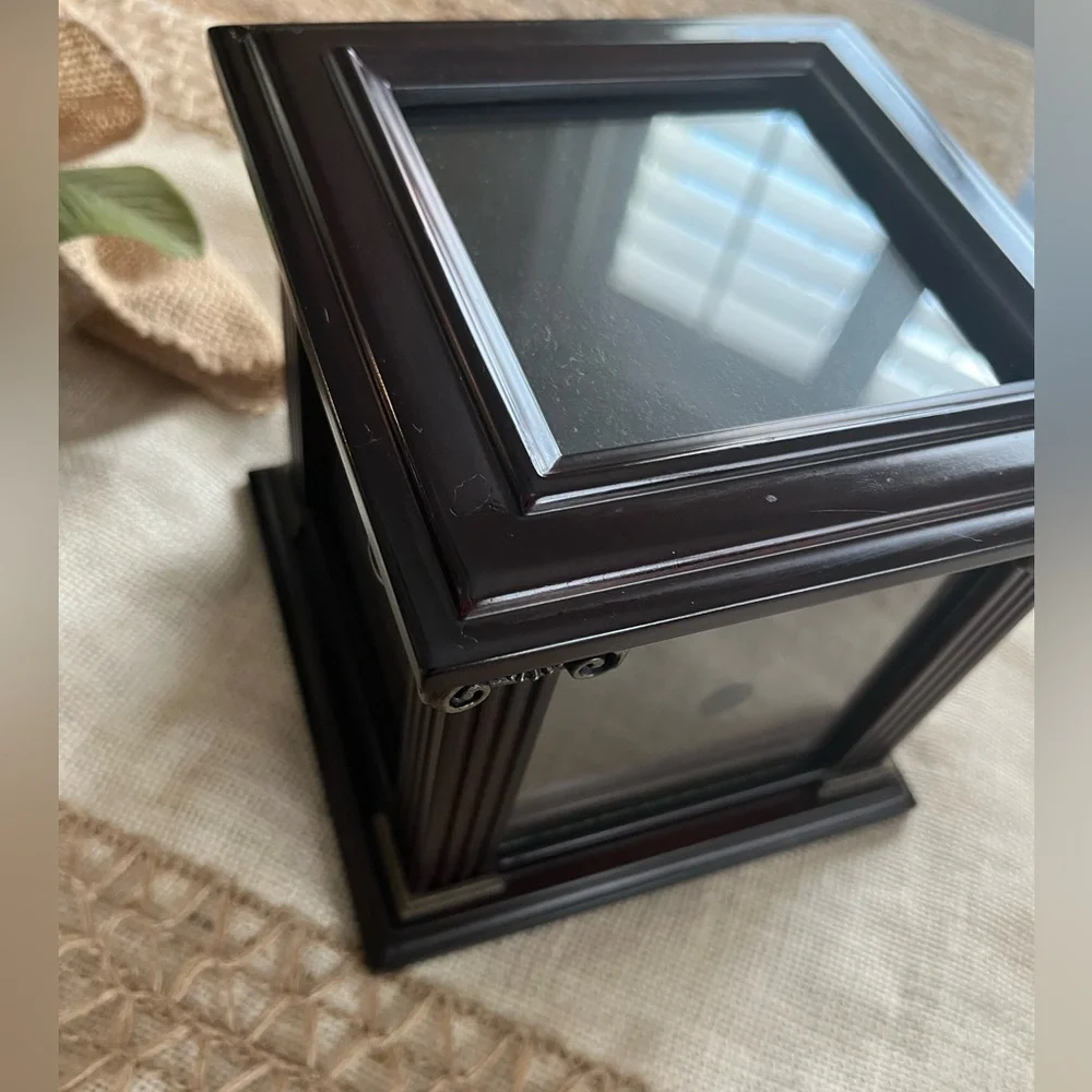 The Bombay Company Picture Frame Cube Storage Keepsake Box 2002